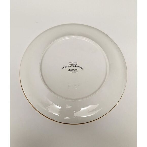 Vintage Flowers Inc Balloons Christmas Theme Hot Chocolate Or Coffee Mugs/Plates - Picture 3 of 12